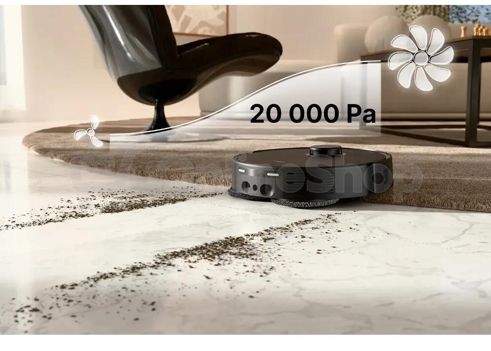 Robotický vysavač Sencor SRV 9590BK Aquino+ Cut&Clean
