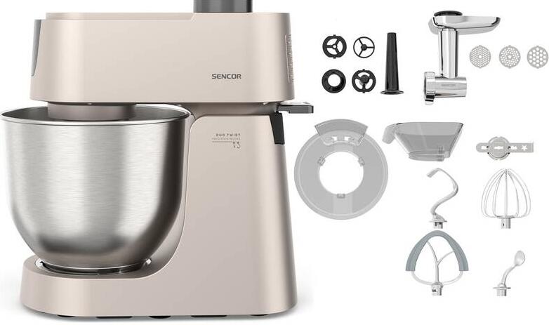 Bohatá výbava kuchyňského robotu Sencor STM 4550WS OLIVER