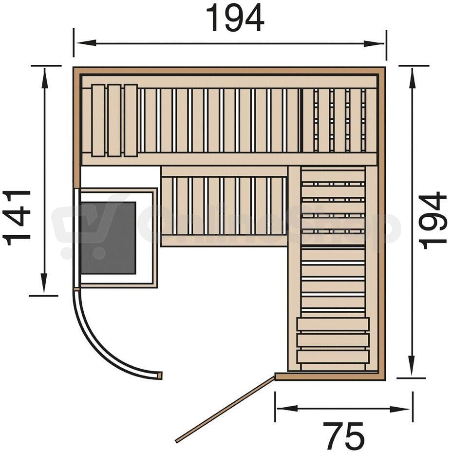 WEKA sauna SARA 1