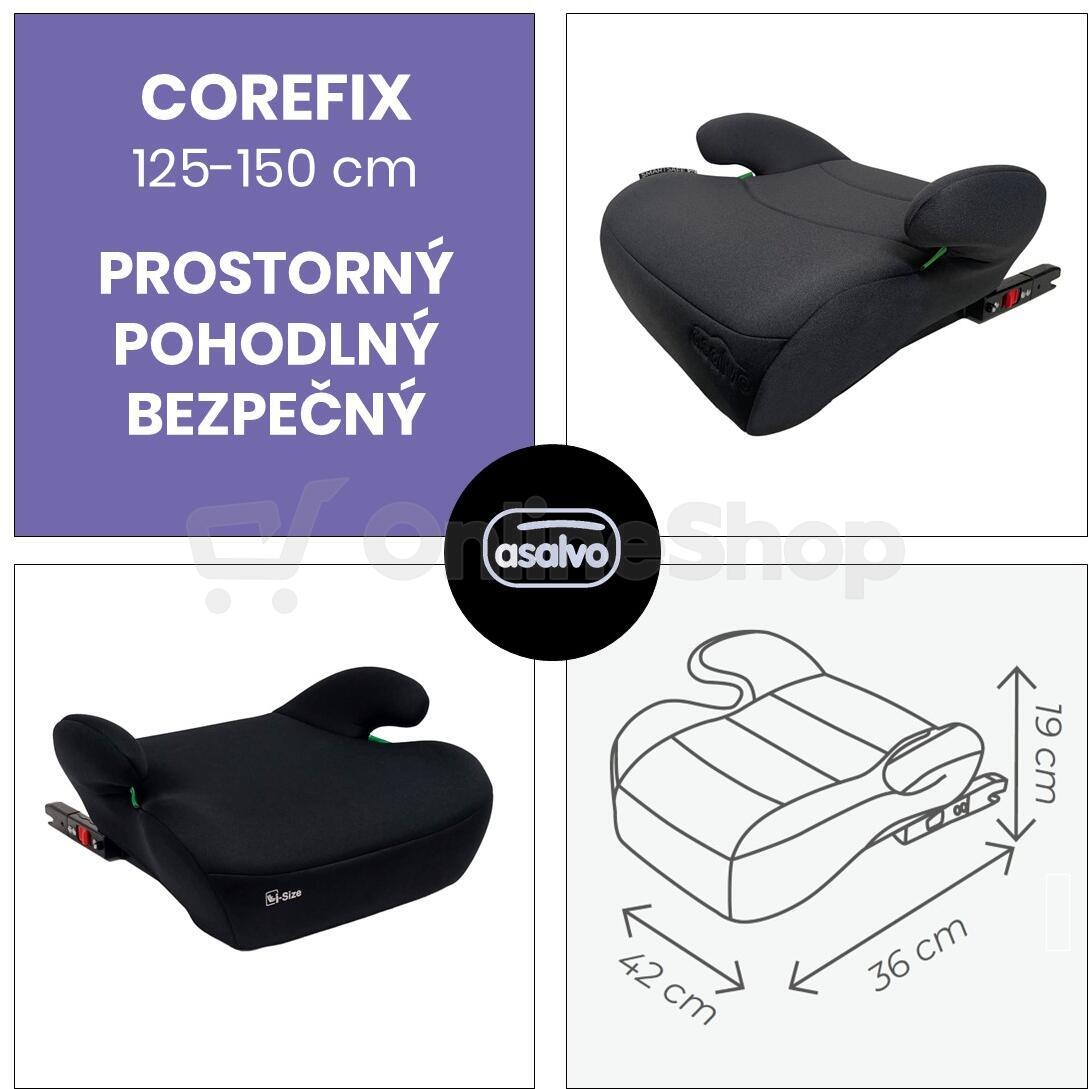 Asalvo COREFIX podsedák 125-150, grey