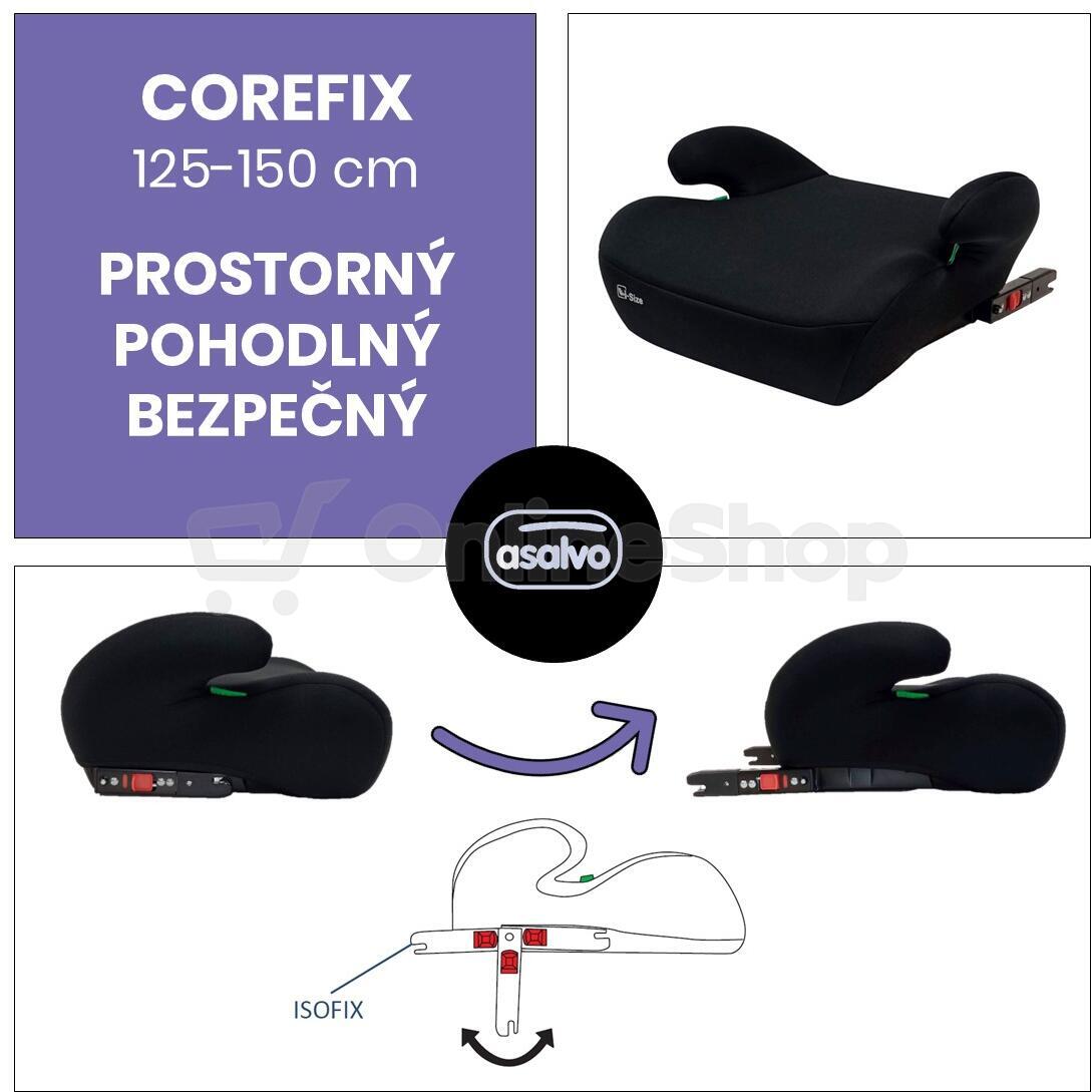 Asalvo COREFIX podsedák 125-150, grey