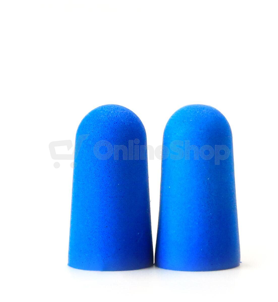 HASPRO Universal špunty do uší, pěnové, 50 párů / 100ks, modré