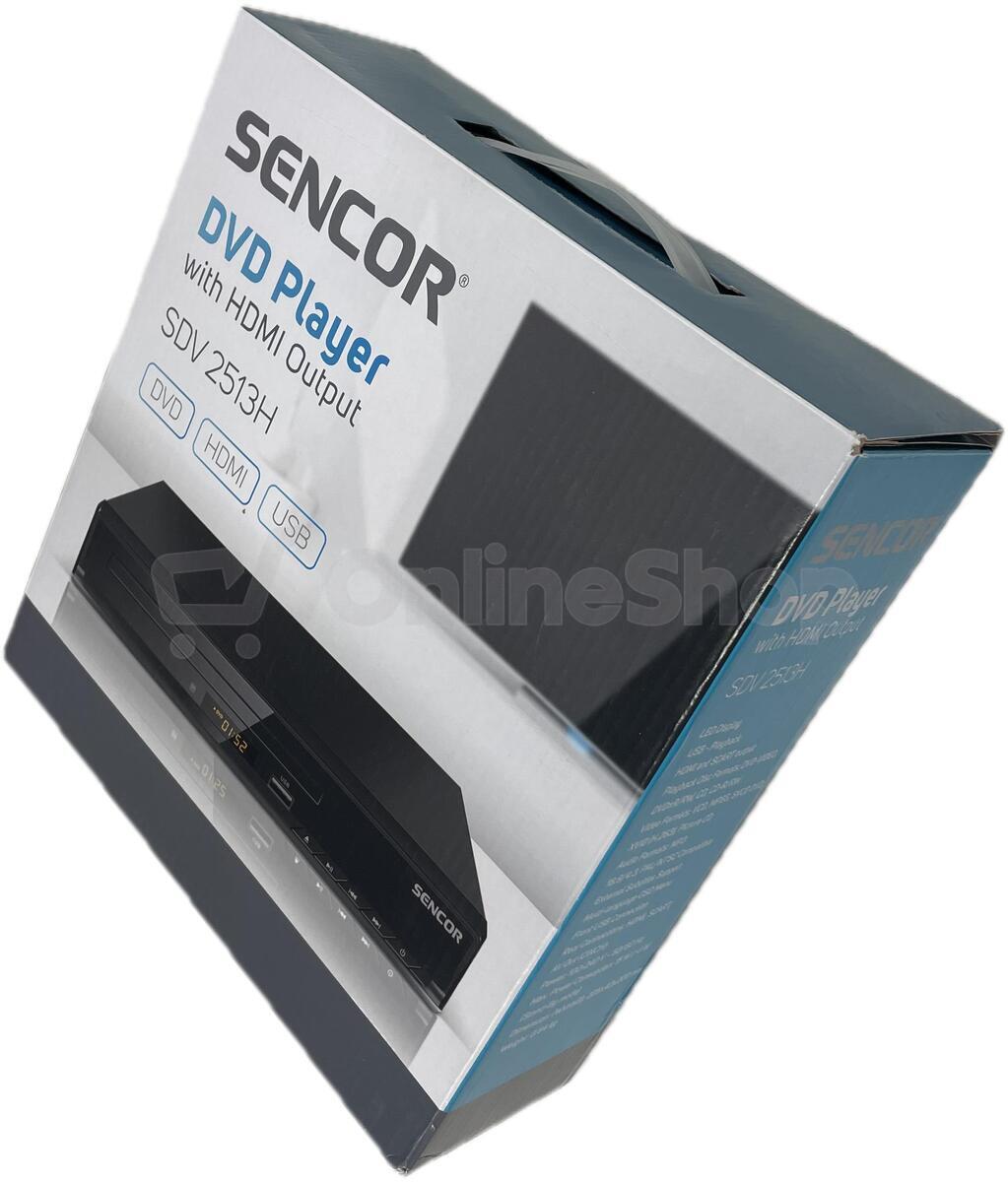 DVD přehrávač Sencor SDV 2513H | Skutečná fotografie prodávaného kusu | Skutečná fotografie prodávaného kusu