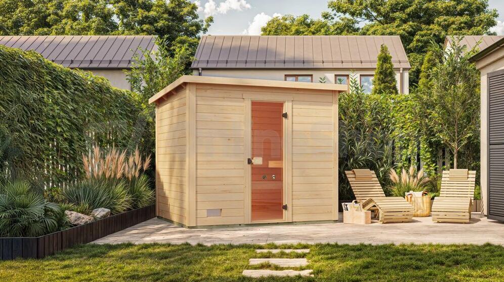 WEKA Sauna KAAPI 4 - přírodní - outdoor sauna