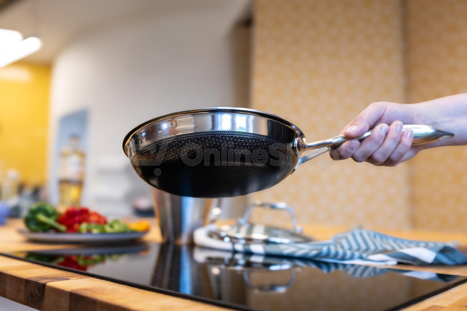Pánev KOHERSEN 72896 28cm BLACK CUBE, NX Ceramic povrch
