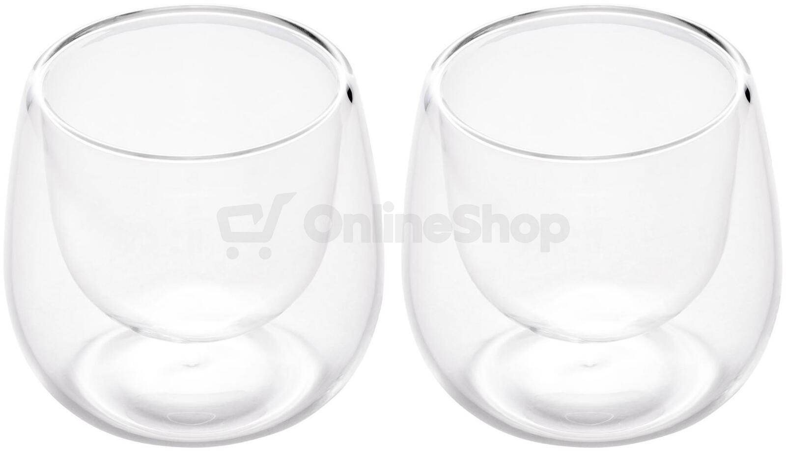 Haushalt international dvoustěnné sklenice na espresso 80 ml, 2 ks