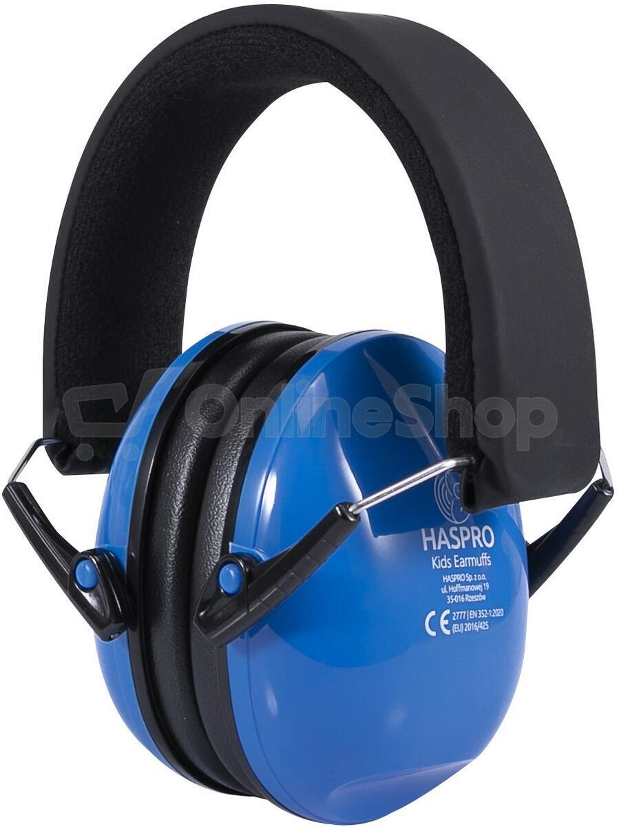 HASPRO Hearing Protection KIDS sluchátka na uši, modrá