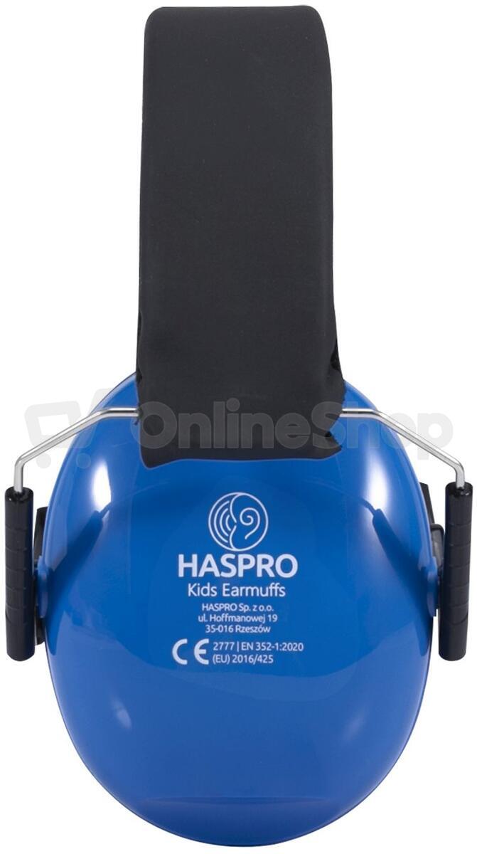 HASPRO Hearing Protection KIDS sluchátka na uši, modrá