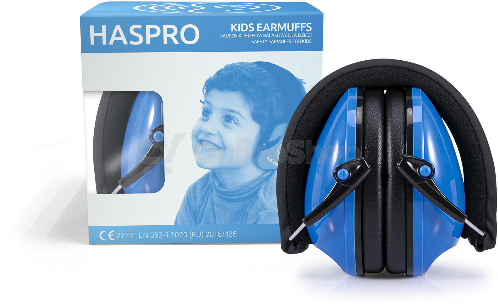 HASPRO Hearing Protection KIDS sluchátka na uši, modrá