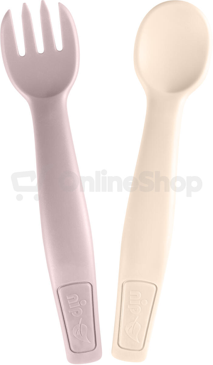 NIP PREMIUM line příbor 2ks, od 9m+, pink