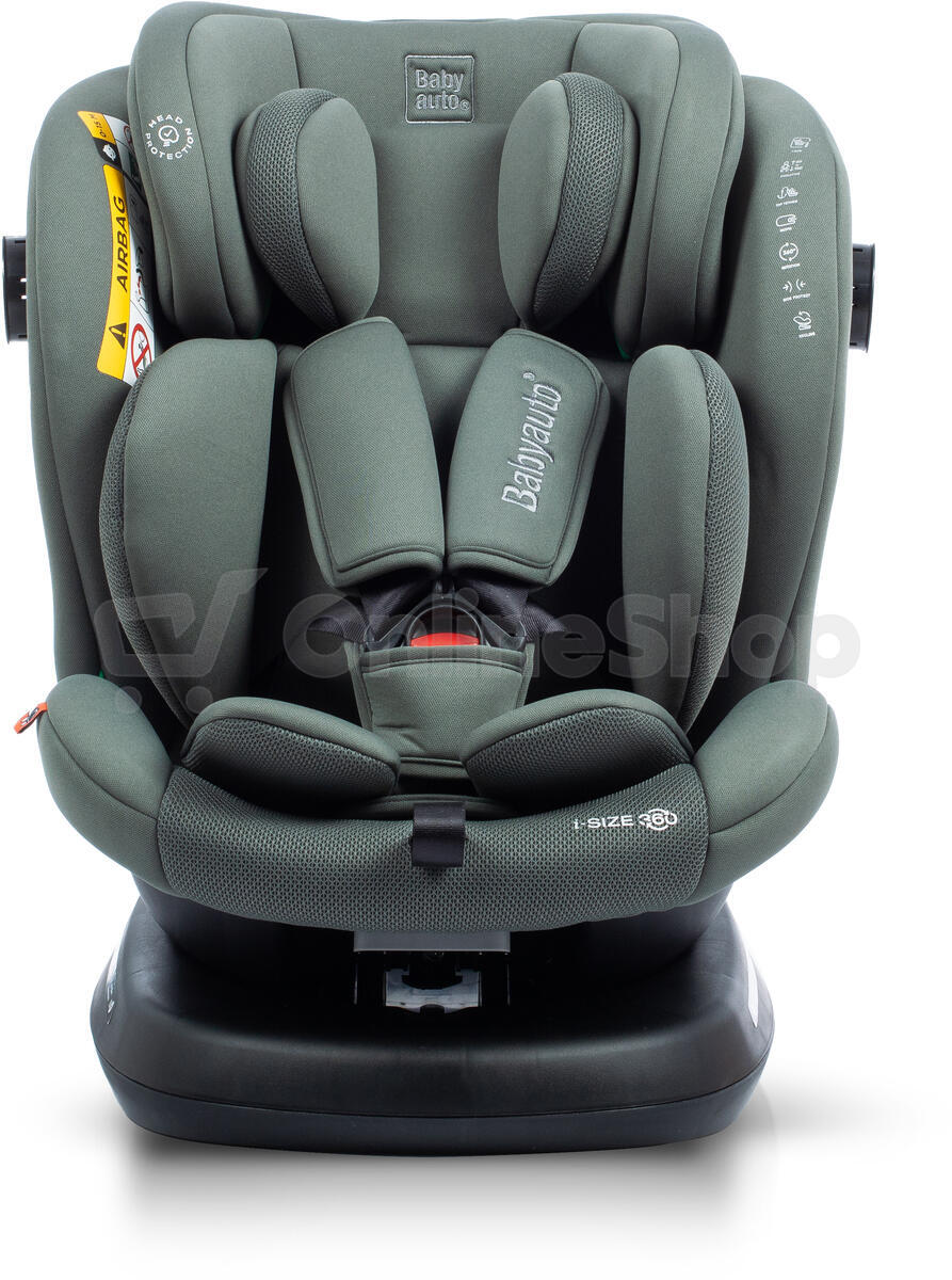 Babyauto VALORA i-Fix i-Size 360° 40-150 autosedačka, PINE GREEN