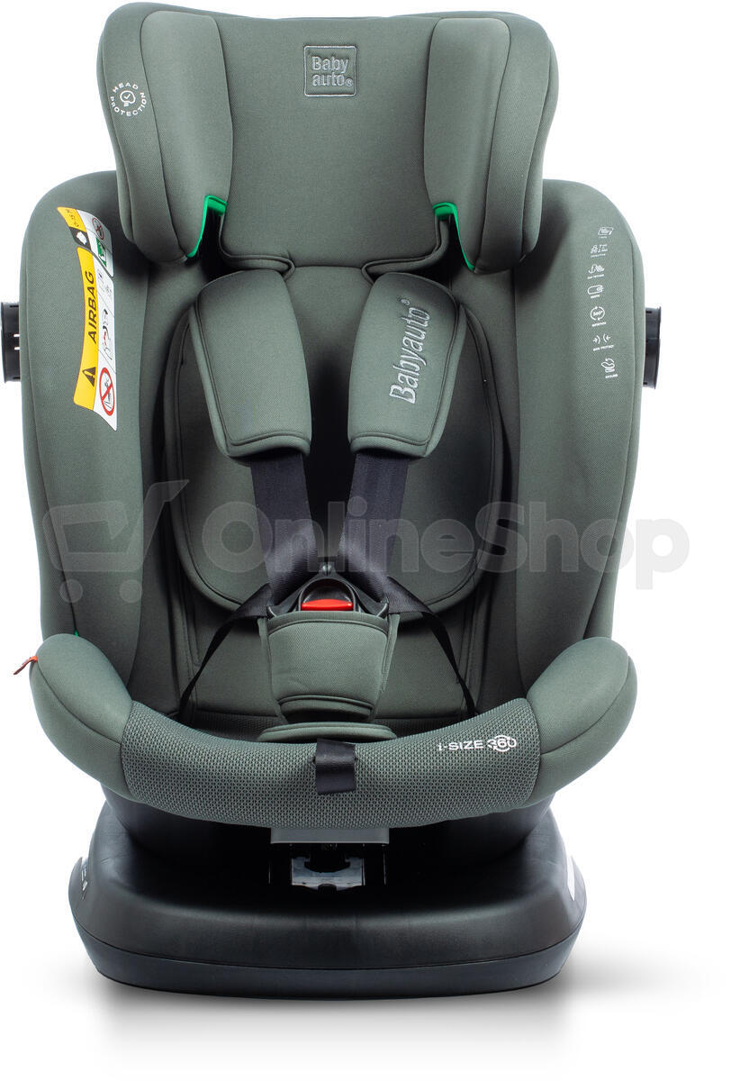 Babyauto VALORA i-Fix i-Size 360° 40-150 autosedačka, PINE GREEN