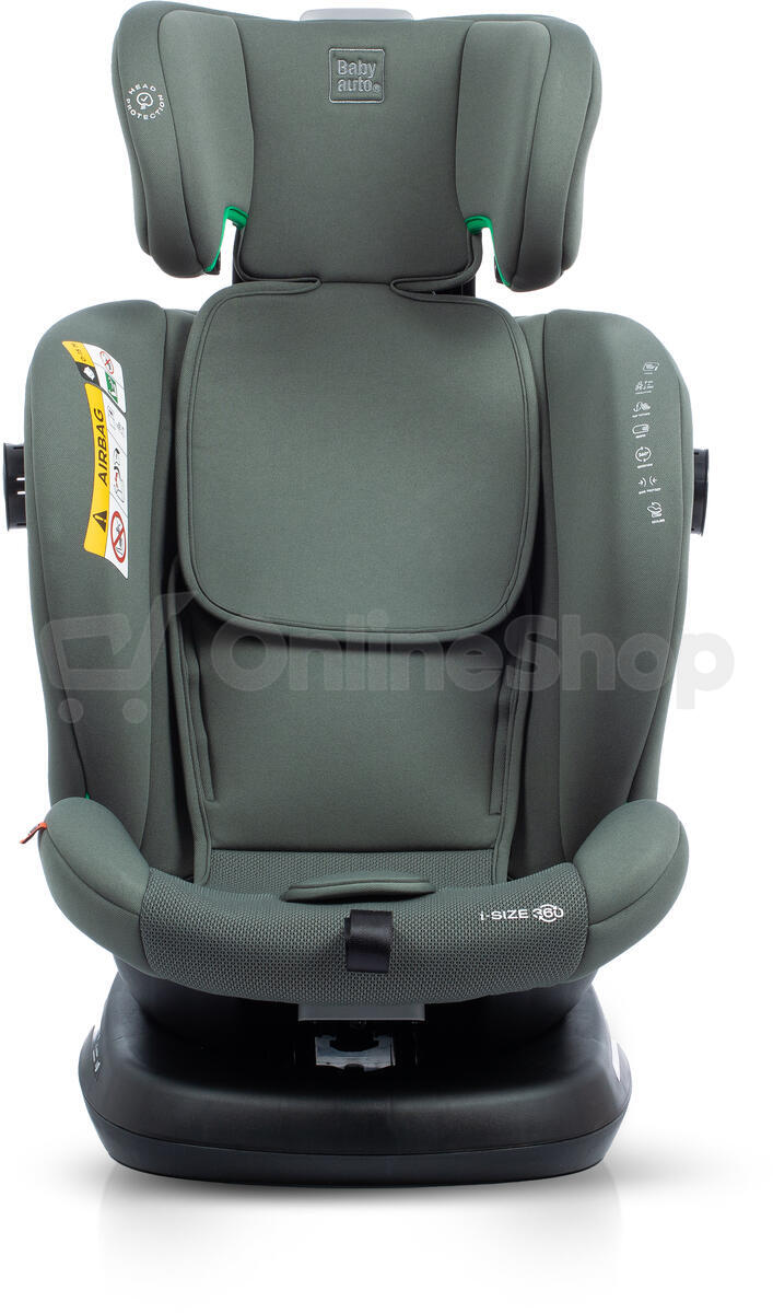 Babyauto VALORA i-Fix i-Size 360° 40-150 autosedačka, PINE GREEN