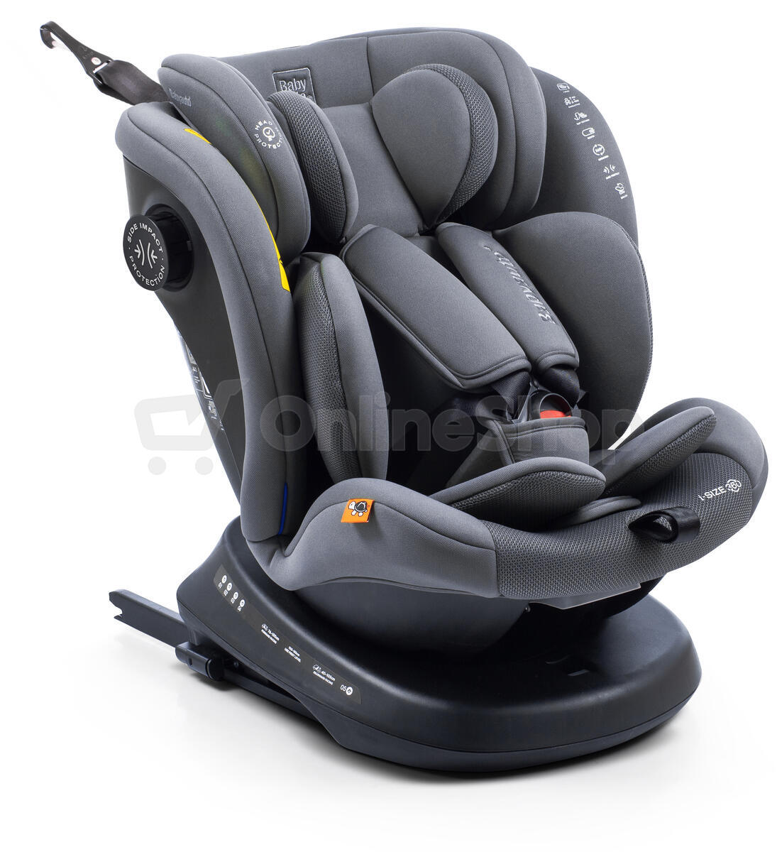 Babyauto VALORA i-Fix i-Size 360° 40-150 autosedačka, PHANTOM GREY