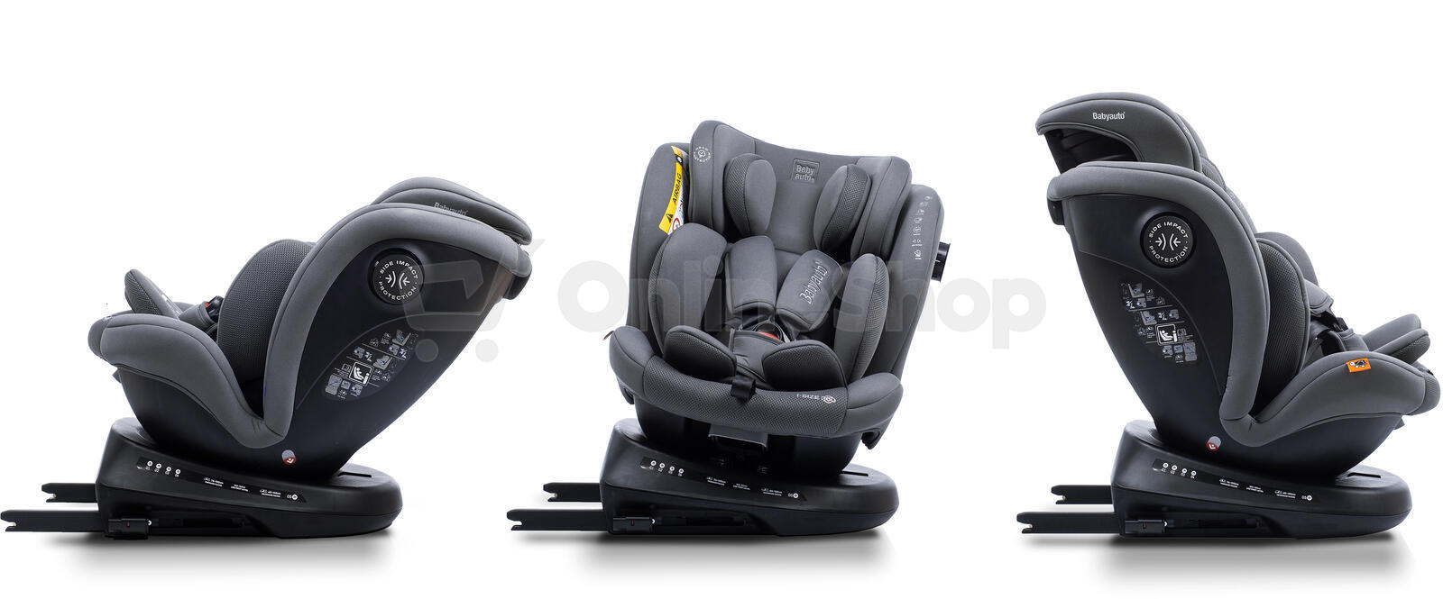 Babyauto VALORA i-Fix i-Size 360° 40-150 autosedačka, PHANTOM GREY