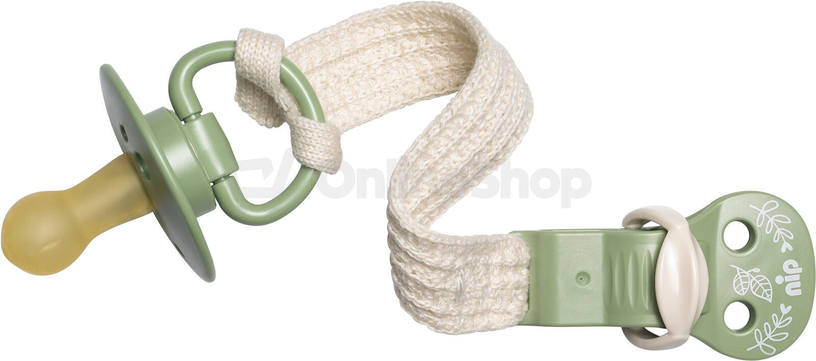NIP PREMIUM line klip na šidítko, 0m+, Green