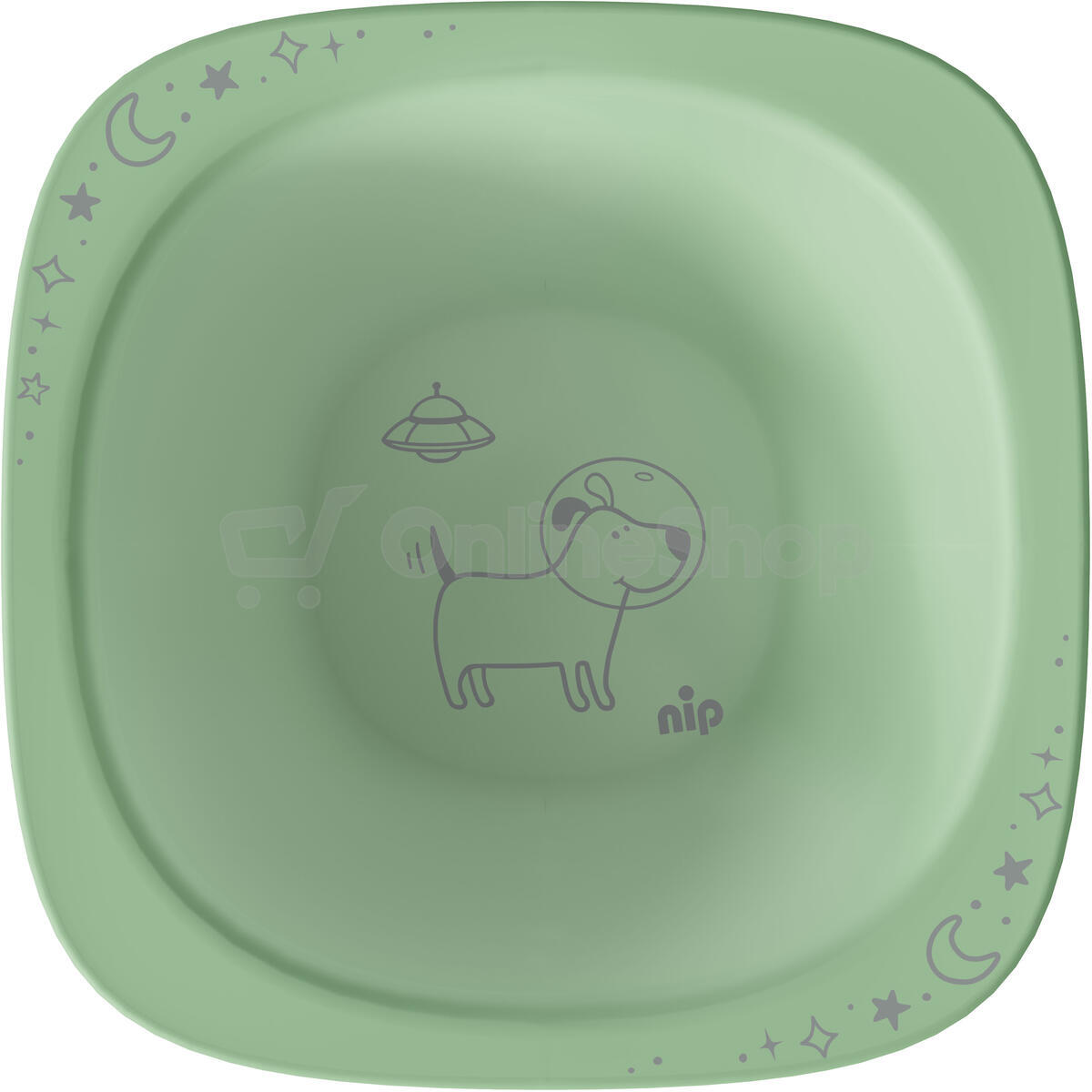 NIP PREMIUM line miska, 4m+, 2ks, green
