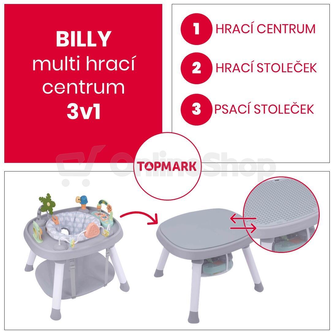 Topmark BILLY multi play centrum 3v1, grey