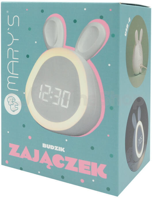 Mary's Budík - zajíc, bílá