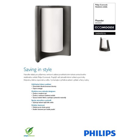 Venkovní svítidlo Philips Meander 16404/93/16 - Philips Meander 16404/93/16 (foto 6)