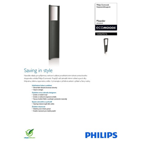 Venkovní svítidlo Philips Meander 16406/93/16 - Philips Meander 16406/93/16 (foto 5)