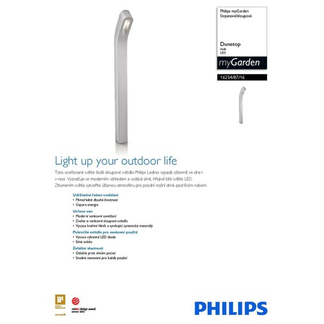 Venkovní svítidlo Philips Dunetop 16254/87/16 - Philips Dunetop 16254/87/16 (foto 6)