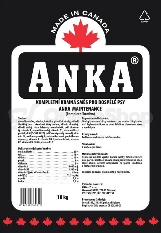 Anka Maintenance 10kg