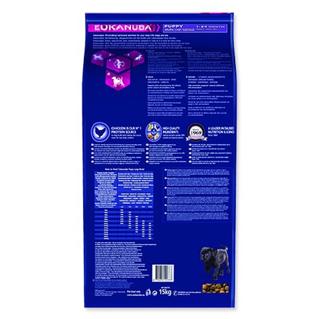 Granule Eukanuba Puppy & Junior Large Breed 15 kg