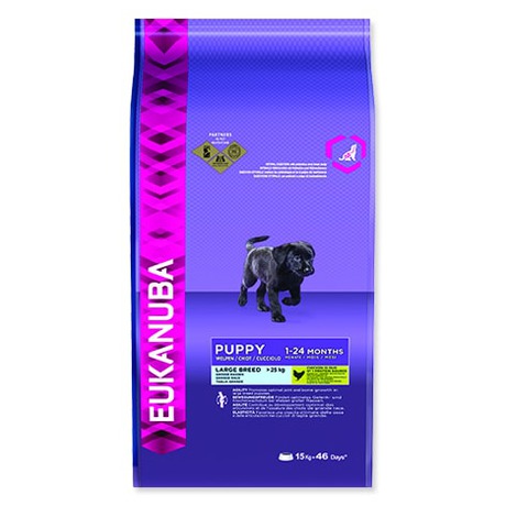 Granule Eukanuba Puppy & Junior Large Breed 15 kg