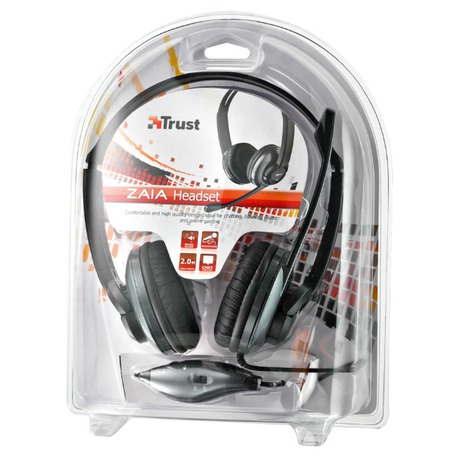 Headset Trust Zaia - černý