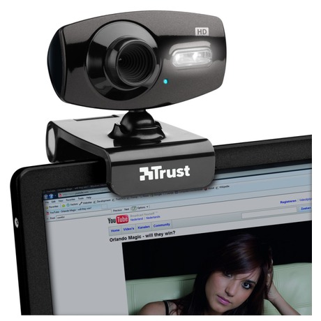 Webkamera Trust eLight Full HD 1080p - černá