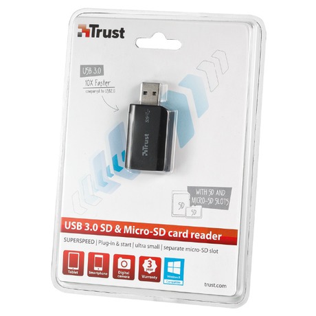 Čtečka paměťových karet Trust SuperSpeed USB 3.0 SD - Trust SuperSpeed USB 3.0 SD (foto 6)