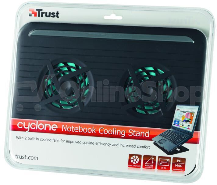 Chladící podložka pro notebooky Trust Cyclone Cooling pro 16"