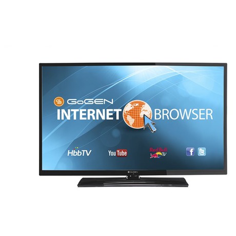 Televize GoGEN TVL 39157 WEB, LED