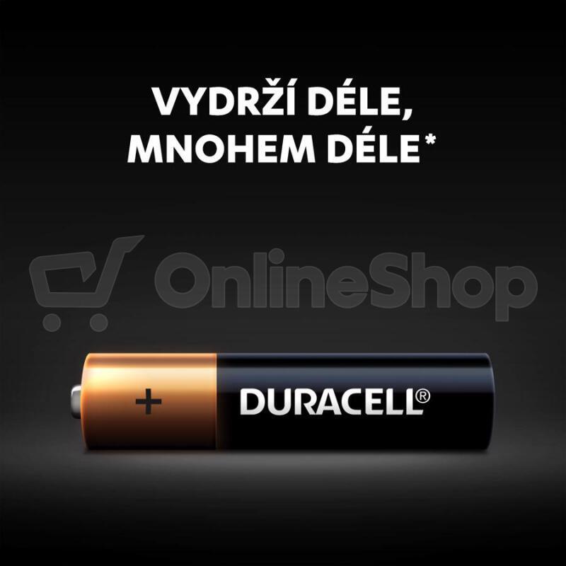 Baterie alkalická Duracell Basic AAA, LR03, 1.5V, blistr 4ks