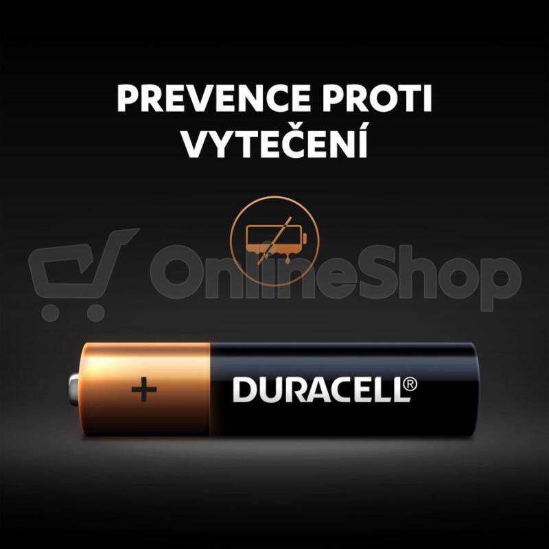 Baterie alkalická Duracell Basic AAA, LR03, 1.5V, blistr 4ks