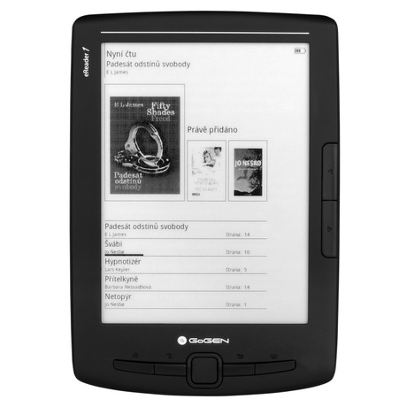 Čtečka e-knih GoGEN EREADER 1 - černá