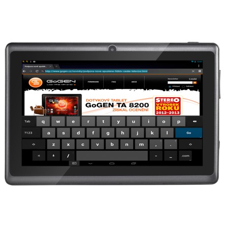 Dotykový tablet GoGEN TA 7500 DUAL 7", 4 GB, WF, Android 4.1 - GoGEN TA&nbsp;7500 DUAL 7", 4&nbsp;GB, WF, Android 4.1 (foto 1)