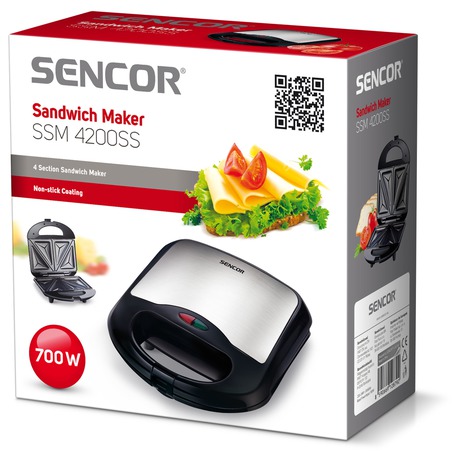 Sendvičovač Sencor SSM 4200SS - Sencor SSM 4200SS (foto 3)