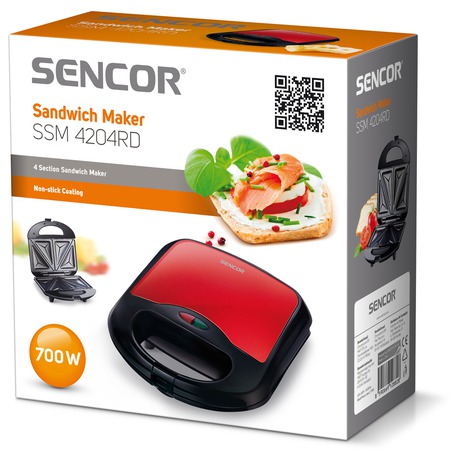 Sendvičovač Sencor SSM 4204RD