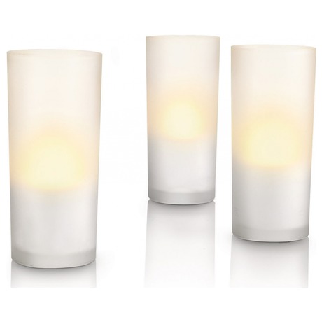 LED svíčky Philips CandleLights White 69108/60/PH