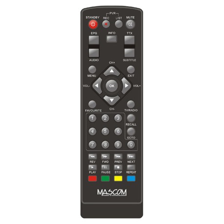 DVB-T přijímač Mascom MC650THD