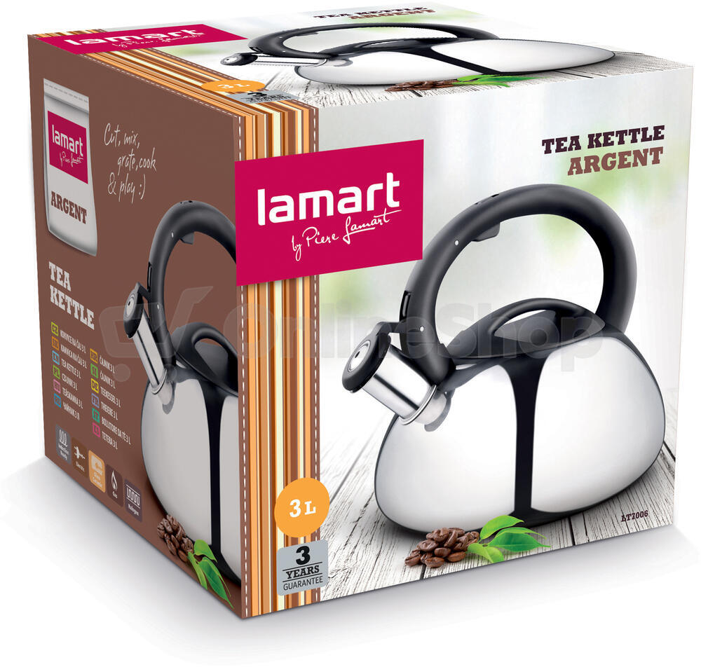 Pískací konvice Lamart ARGENT LT7006, 3L