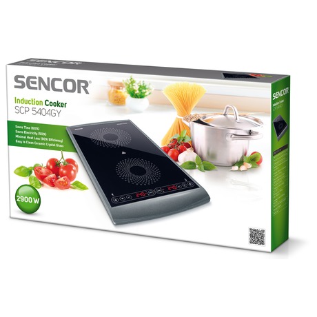 Dvouplotýkový indukční vařič Sencor SCP 5404GY - Sencor SCP 5404GY (foto 6)