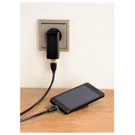 Hama micro USB 2.0 kabel, typ A - micro B, 0,75m, černý