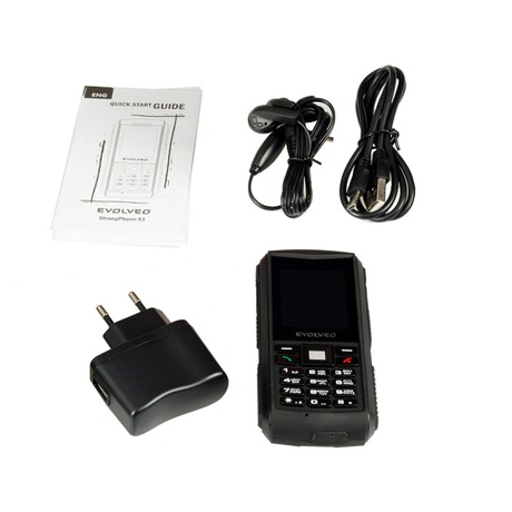 Mobilní telefon Evolveo StrongPhone X1 - černý - Evolve o&nbsp;StrongPhone X1&nbsp;- černý (foto 1)