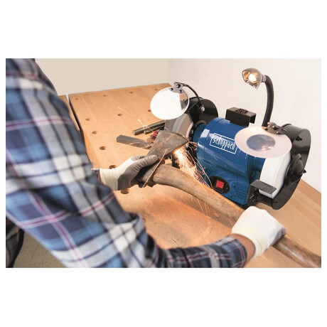 Bruska kotouov Scheppach BG 200 AL s blm kamenem