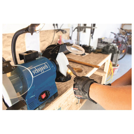 Bruska kotouov Scheppach BG 200 AL s blm kamenem