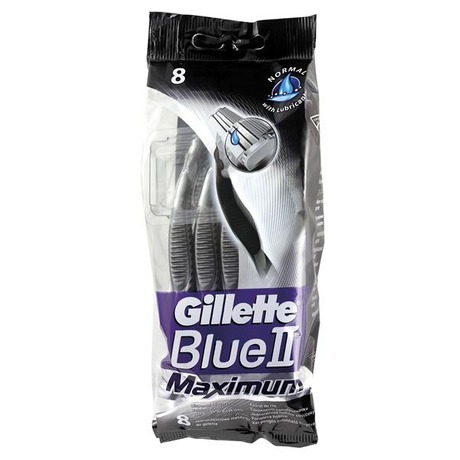 Holicí strojek Gillette Blue II Excel Maximum 8 ks - Gillette Blue II&nbsp;Excel Maximum 8&nbsp;ks (foto 2)