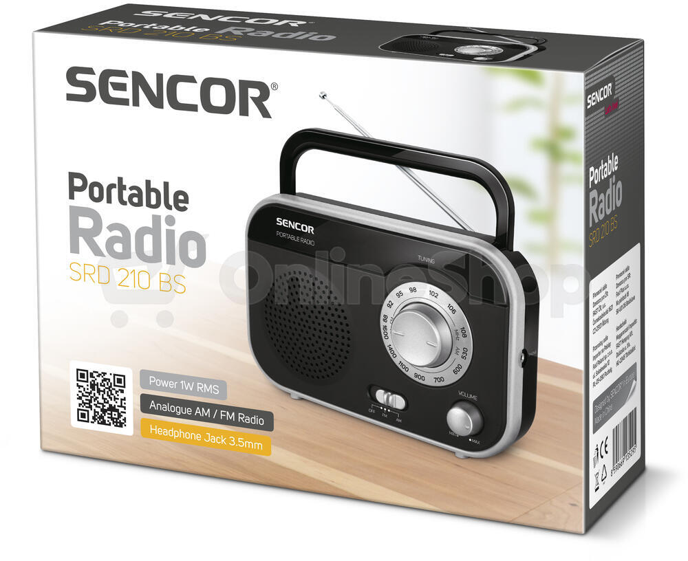 Radiopřijímač Sencor SRD 210 BS